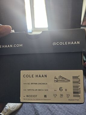 Cole Haan GC Brynn Sneaker - Ivory & Silver